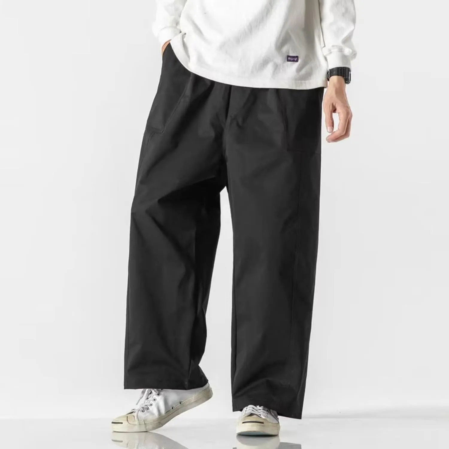 Streetwear Men's Cargo Pants Loose Sweatpants Korean Men Woman Harem Pants Oversized Casual Trousers Male