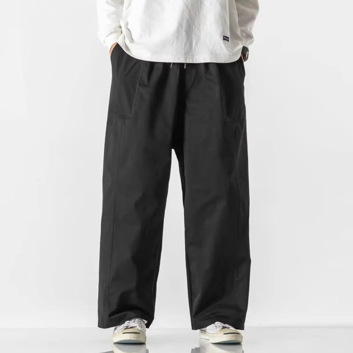 Streetwear Men's Cargo Pants Loose Sweatpants Korean Men Woman Harem Pants Oversized Casual Trousers Male