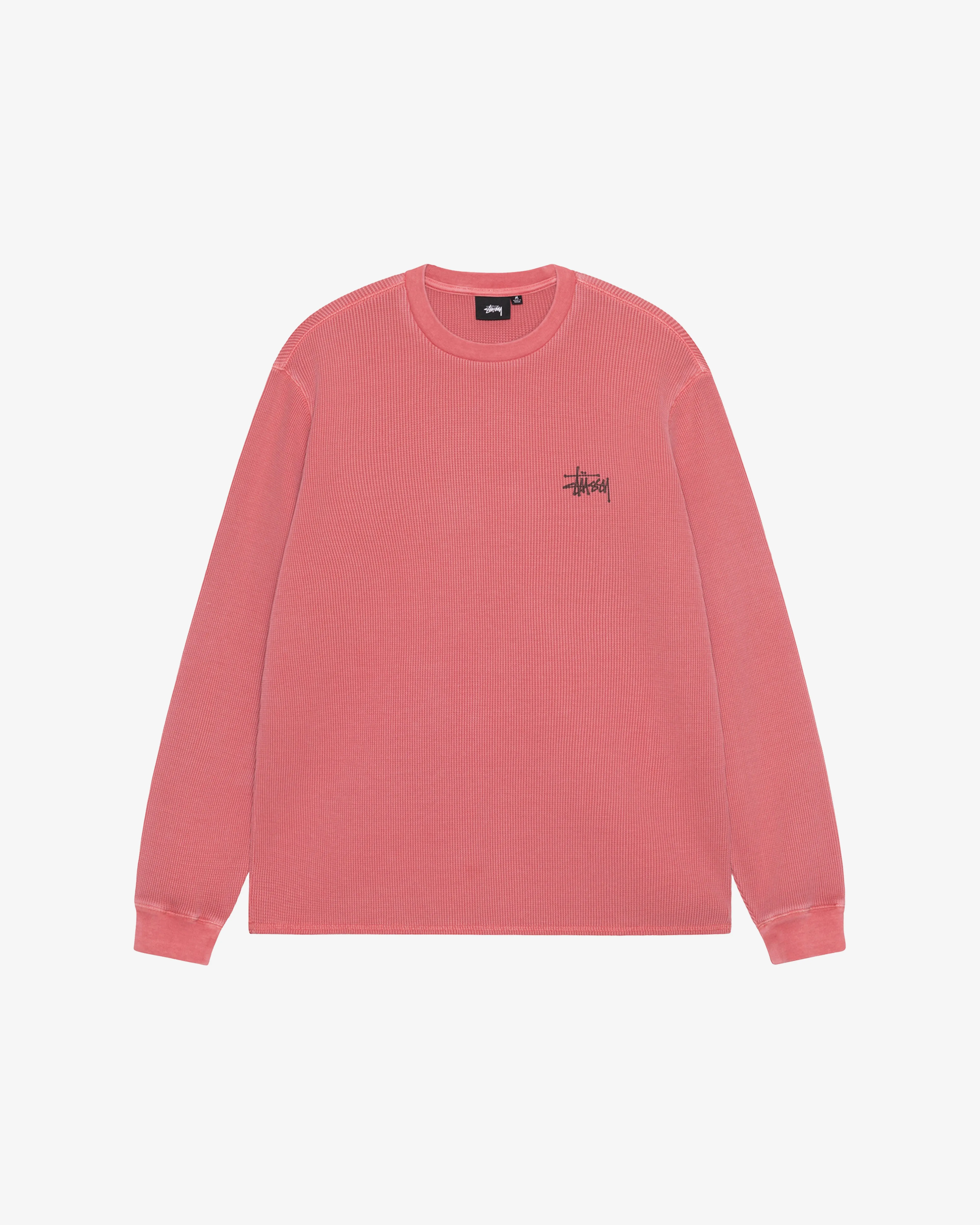 Stüssy - Men's Basic Stock Long Sleeve Thermal - (Berry)