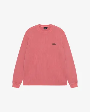 Stüssy - Men's Basic Stock Long Sleeve Thermal - (Berry)