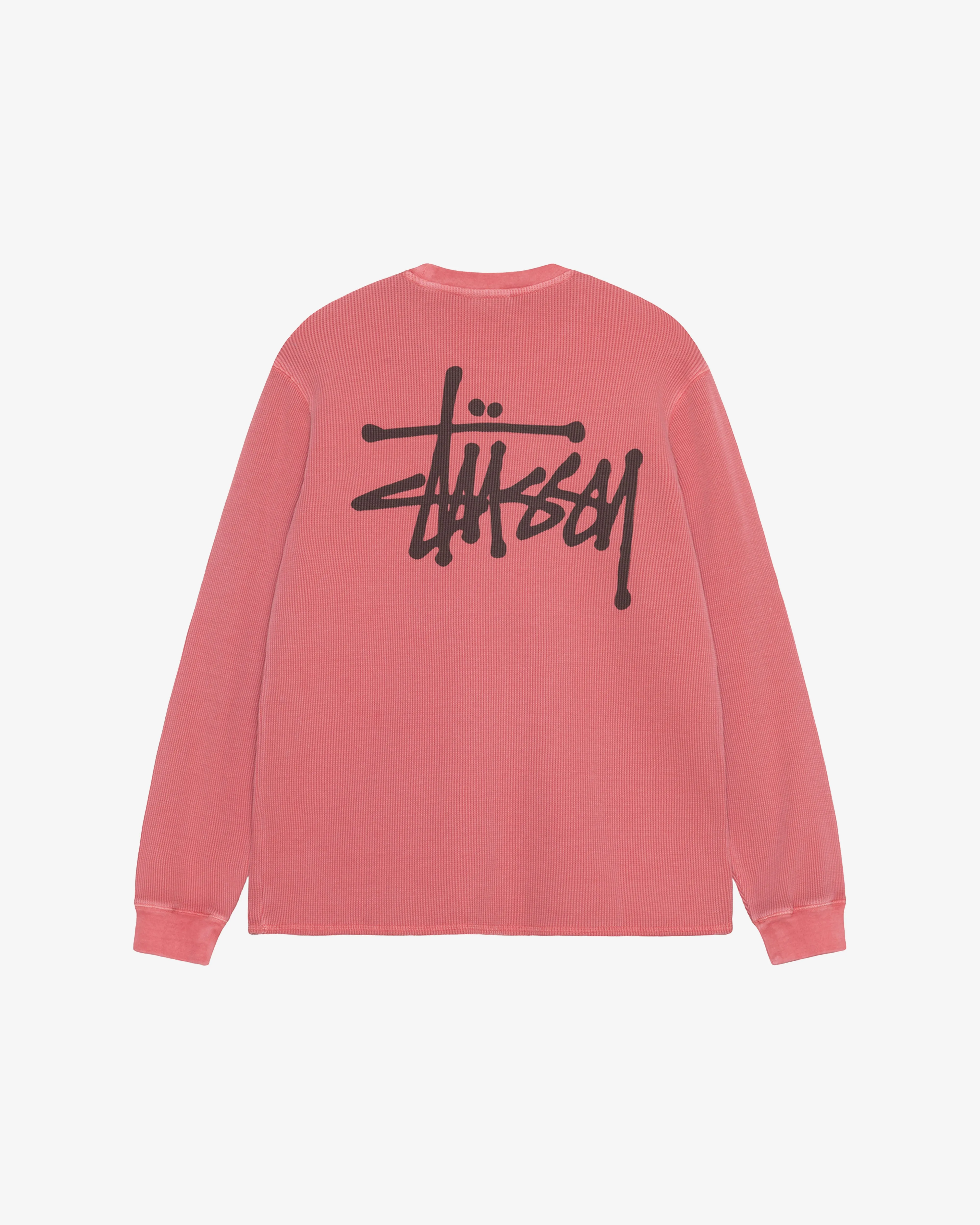 Stüssy - Men's Basic Stock Long Sleeve Thermal - (Berry)