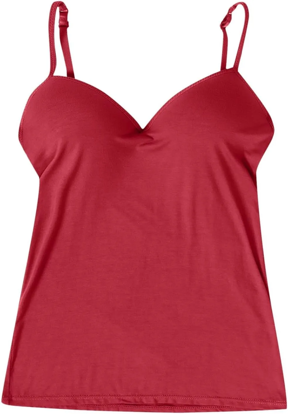 Tank Top for Women with Built in Bra 2025 Summer Slim Sexy Camisole Tops Casual Comfy Yoga Workout Padded Shirts