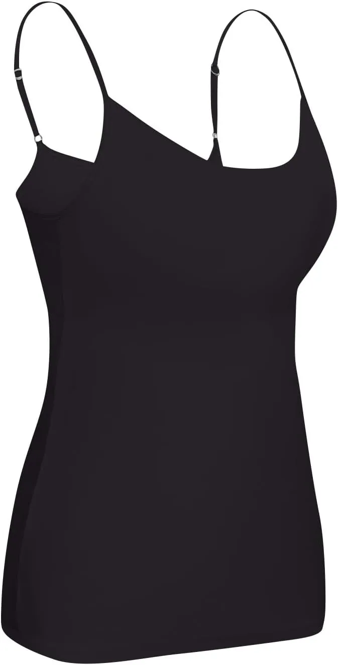 Tank Top for Women with Workout 2025 Adjustable Spaghetti Strap Fitted Camisole