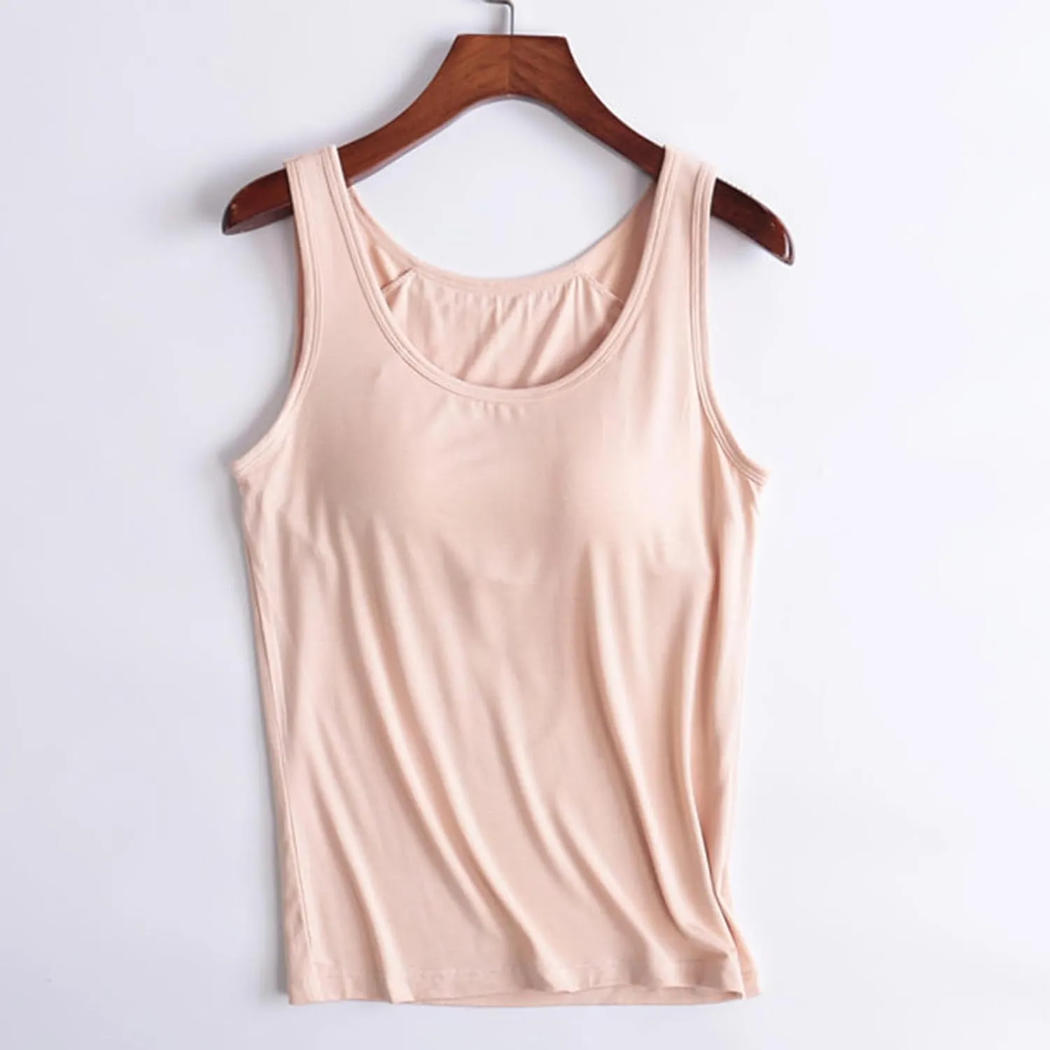 Tank Top with Built in Bra for Women Sleeveless Workout Tops Shelf Bra Tank Tops Soft Sleep Racerback Camis Yoga Shirt