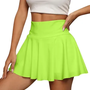 Tennis Skirts for Women Summer Golf Skirt with Shorts Underneath Pleated High Waisted Athletic Skorts with Pockets