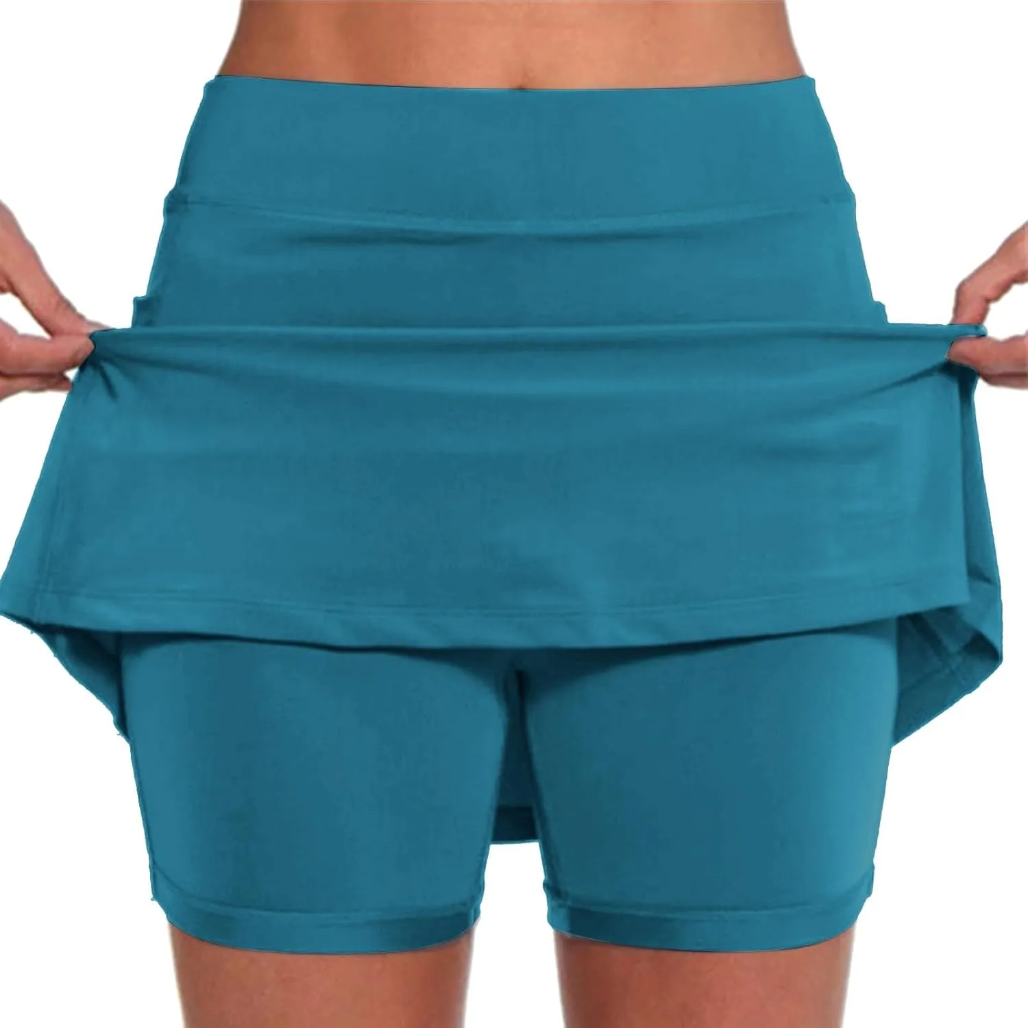 Tennis Skirts for Women with Shorts Pockets Athletic Golf Skorts Workout Running Layered Casual Mini Skater Skorts