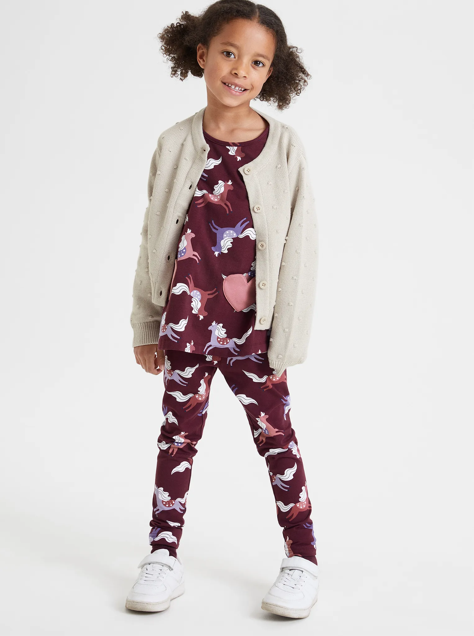 Unicorn Print Kids Leggings