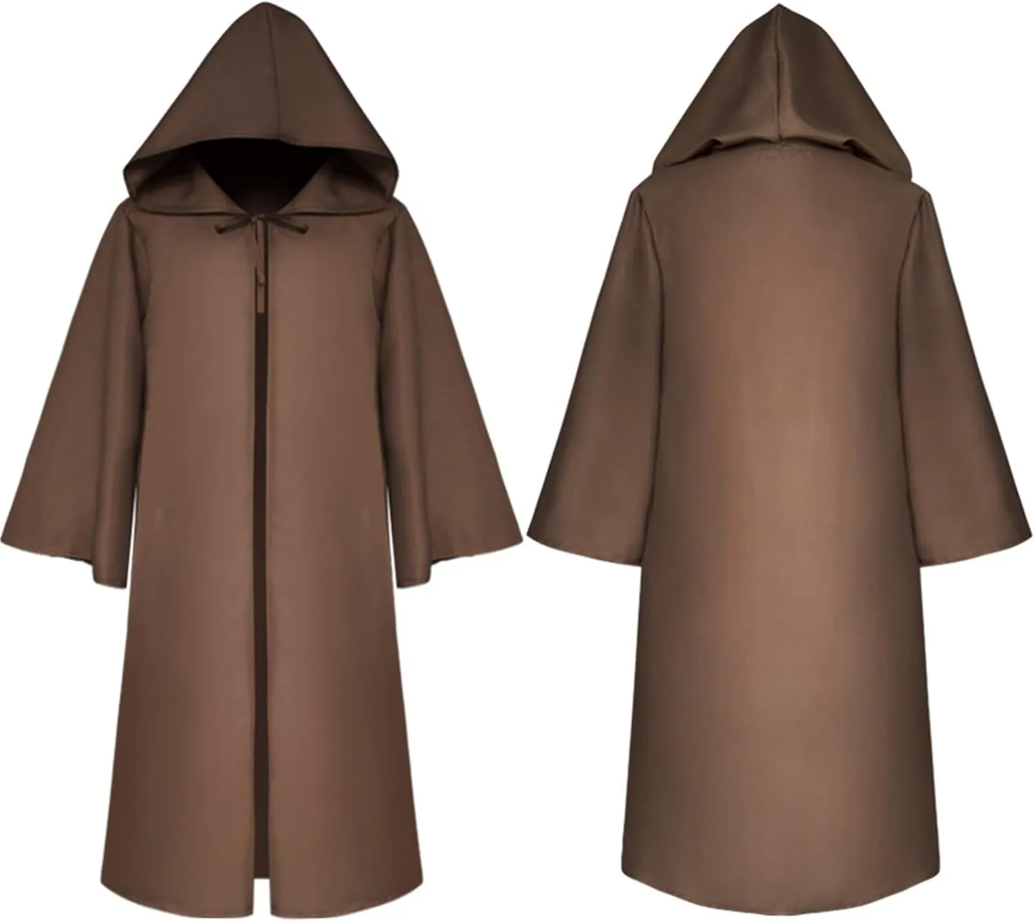 Unisex Halloween COS Costume Masquerade Dress Up Cloak Retro Medieval Hooded Cloak Gothic Clothing Accessories