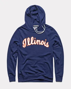 University Of Illinois Arch Vintage Navy Hoodie