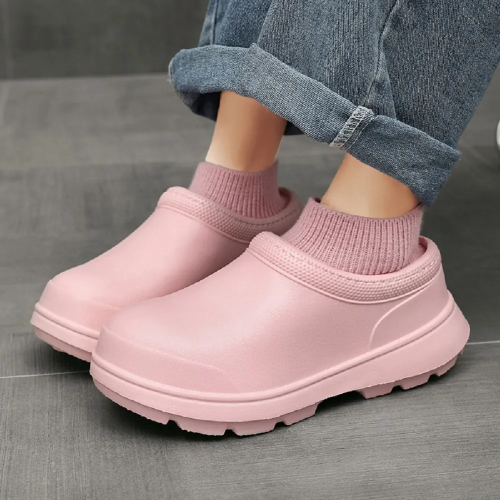 Winter Warm  Clogs Waterproof Slippers  Non-Slip for Men & Women