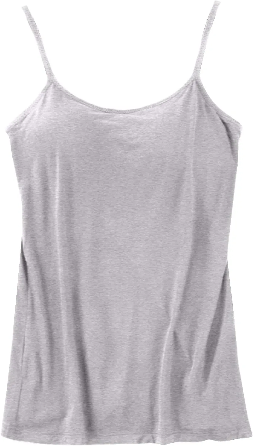 Women Camisoles Tank Top Trendy Basic Yoga Vest with Built in Padded Cotton 2025 Summer Home Daily Casual Shirts