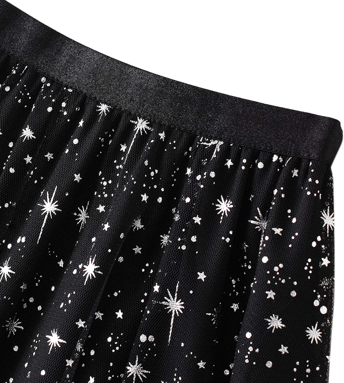 Women Lace/Mesh Maxi Skirt Summer High Waist Sheer See-Through Elastic Long Skirt Y2K Beach Maxi Skirt
