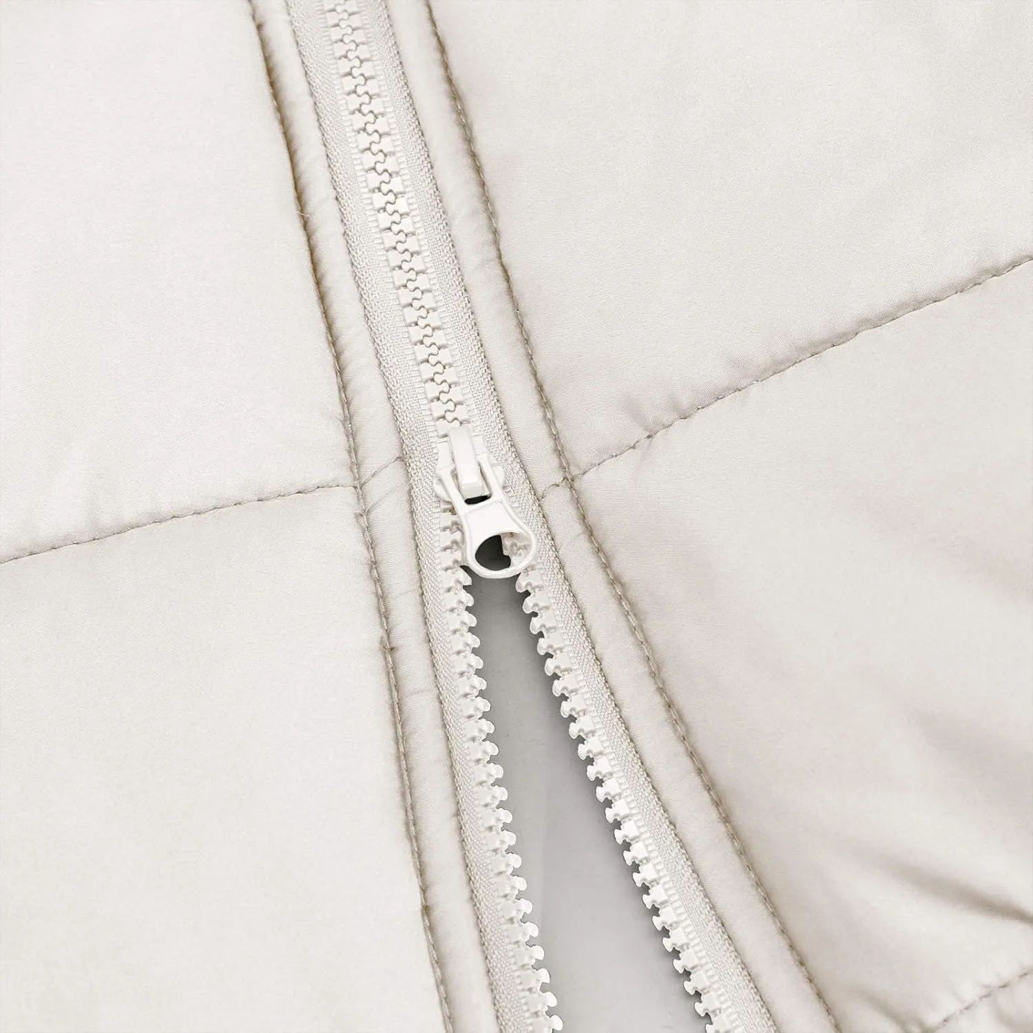 Women Long Puffer Coat Winter Warm Long Sleeve Padded Down Quilted Jackets Fashion Hooded Coats Lightweight Parka Jacket