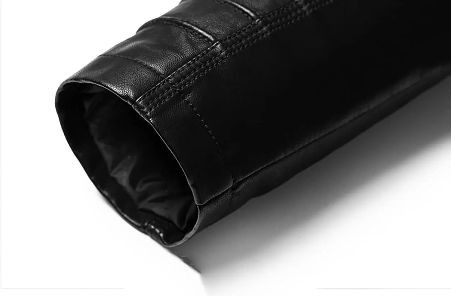 Womens Fashion Leather Jacket Casual Long Sleeve Full Zip Buttons Warm Coat with Furry Hood 2024 Fall