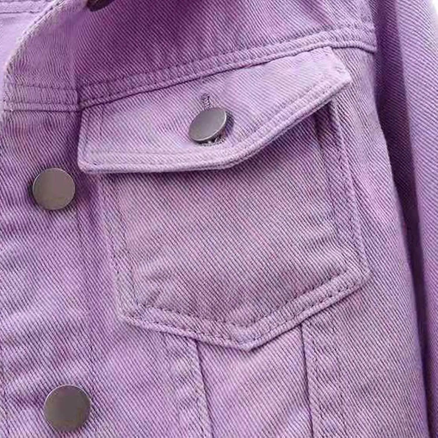 Women's Short Casual Fashion Three Quarter Sleeve Denim Jacket Jean Jacket Light Wash Womens Coat