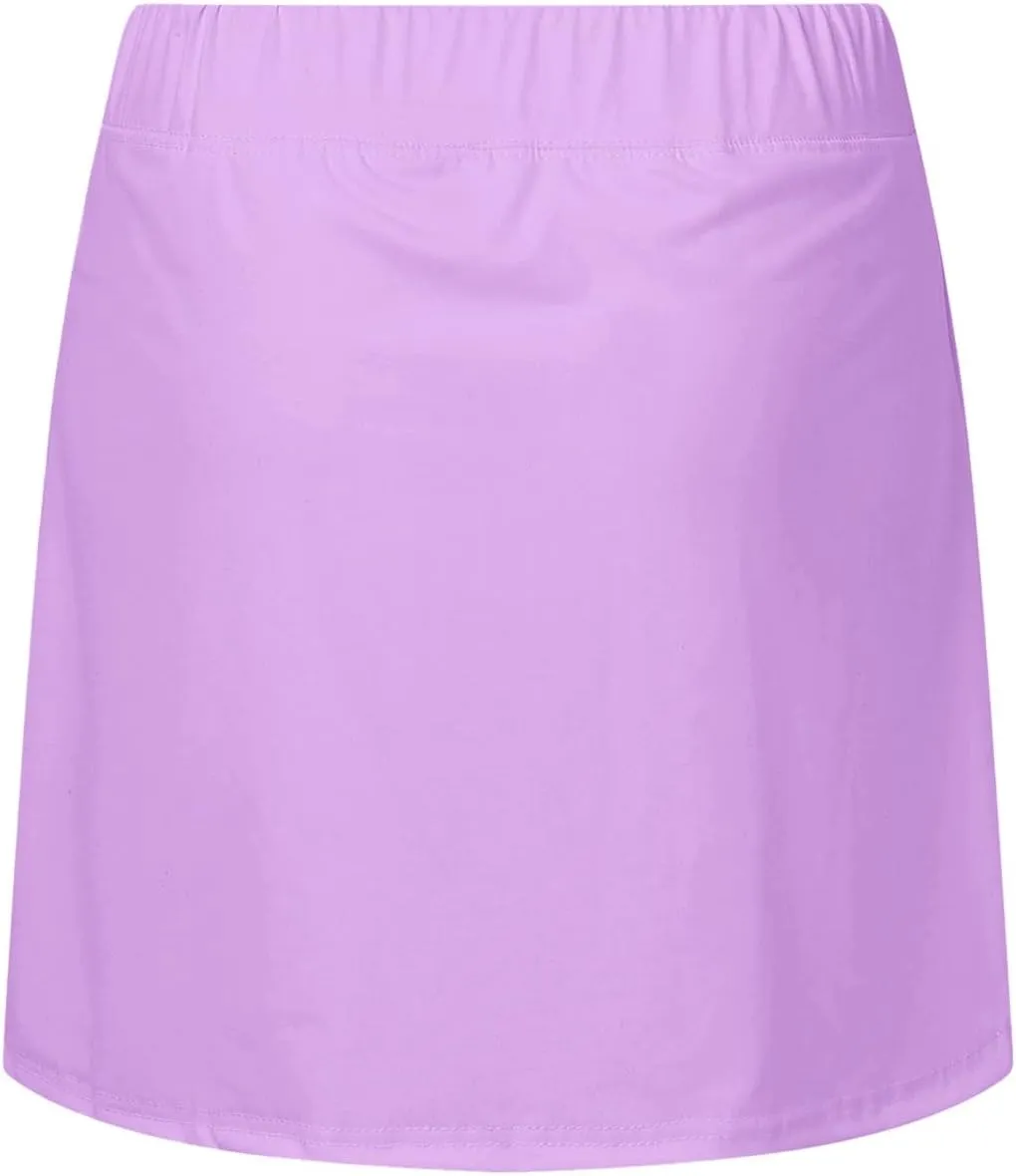 Womens Skorts Athletic Skirts with Underneath High Waist Yoga Sport Active Skirt Causal Loose Lightweight Outfits