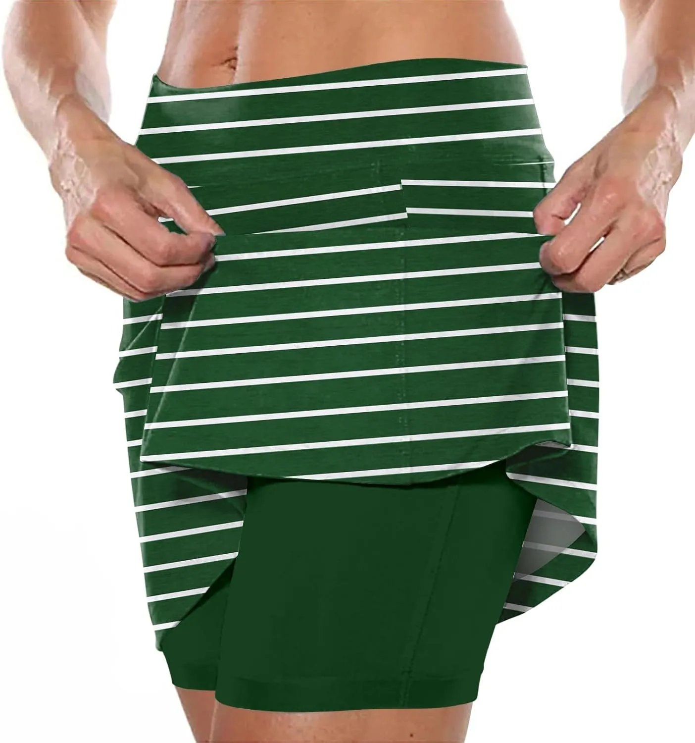 Womens Skorts with High Waist Pockets Tummy Control Plus Size Athletic Sports Pants Skirt Casual Pants for Women