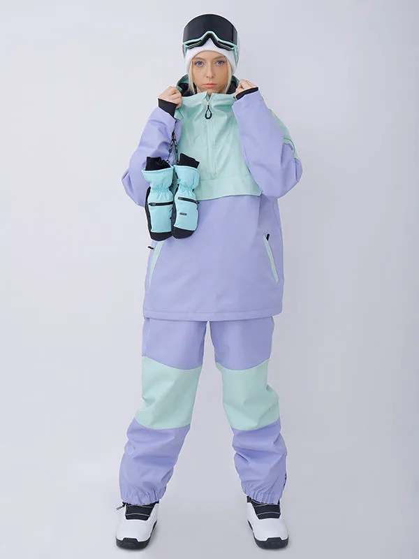 Women's Snowverb Alpine Ranger Colorblock Anorak Snowboard Jacket