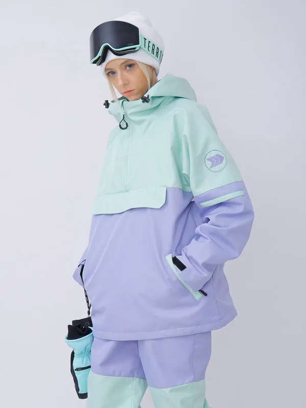 Women's Snowverb Alpine Ranger Colorblock Anorak Snowboard Jacket