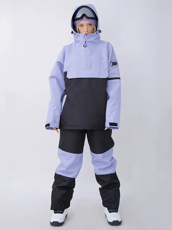 Women's Snowverb Alpine Ranger Colorblock Anorak Snowboard Jacket