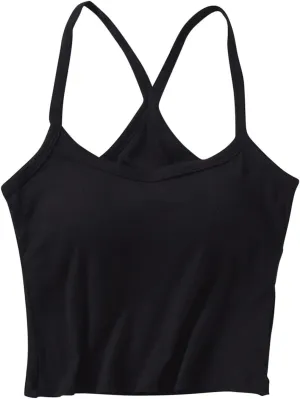 Women's Tank Tops Trendy Spaghetti Strap Camisole with Built in Bra Casual U Neck Sleeveless Undershirt