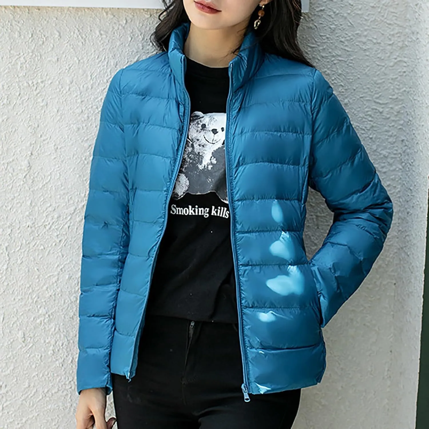 Women's Winter Down Coat Thicken Fleece Parka Wool Coat Warm Cotton Coat Women's Coat Quilted Parka Jacket Puffer