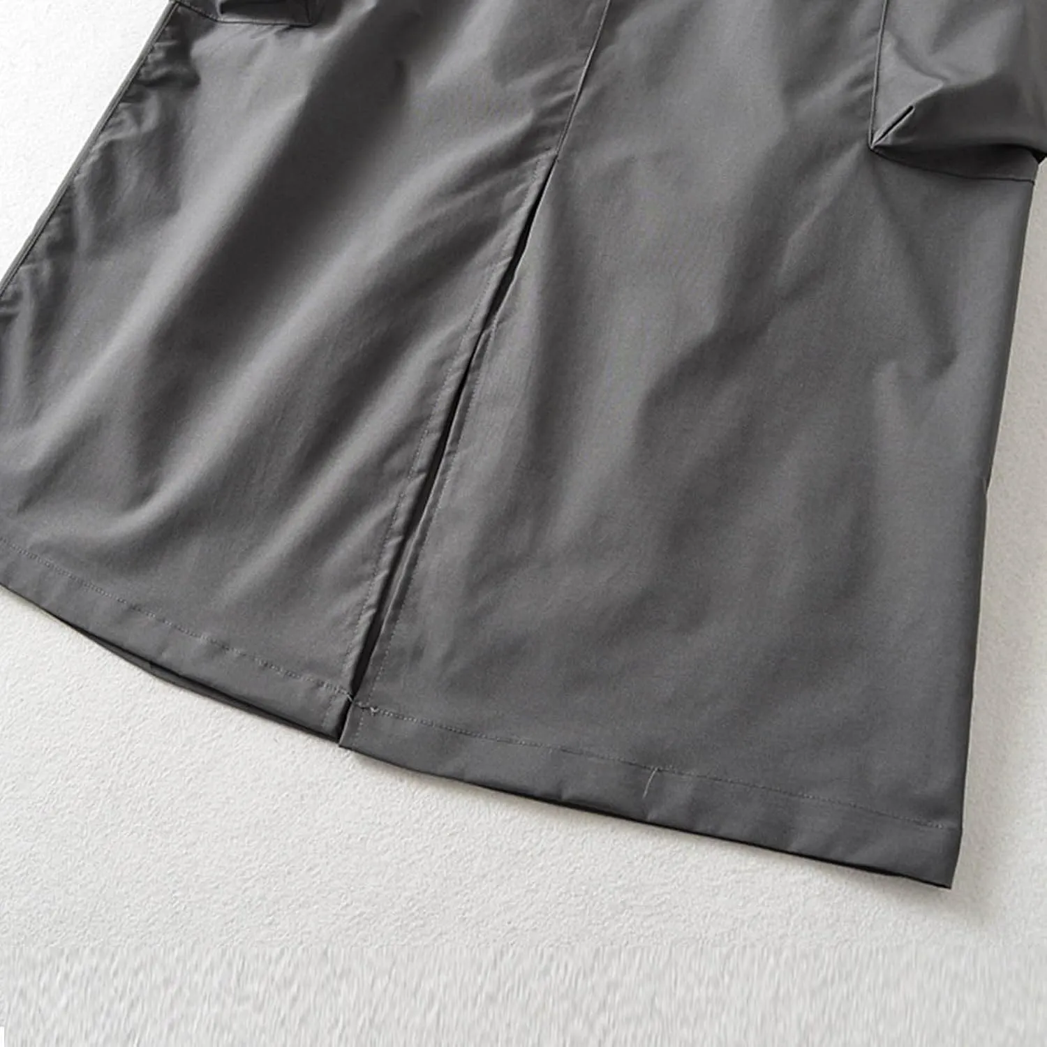 Women's Y2k Cargo Skirt Drawstring Elastic Waist Flap Pocket Back Slit Midi Skirt Trendy Casual A Line Pencil Skirts