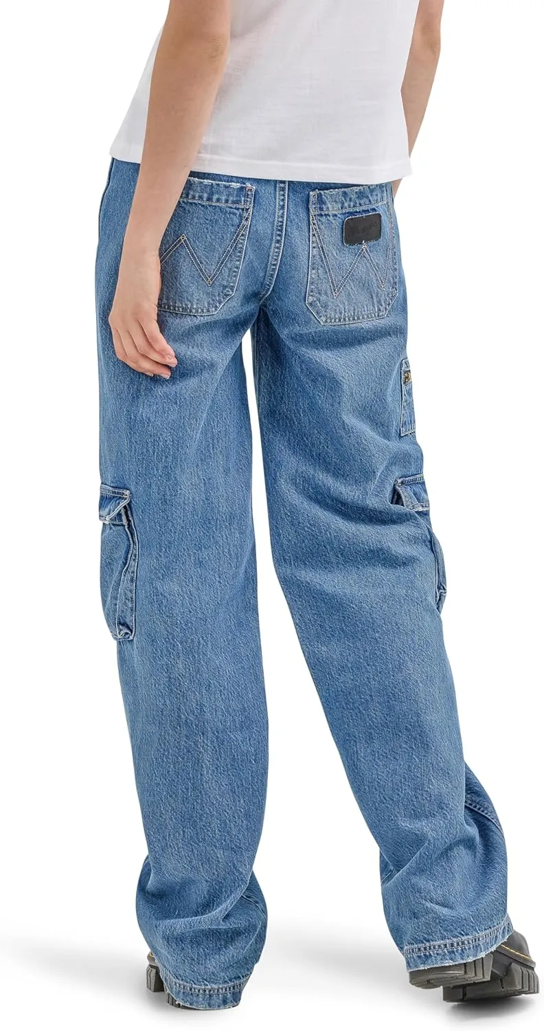 Wrangler Women's X Hot Wheels Wide Leg Cargo Jean