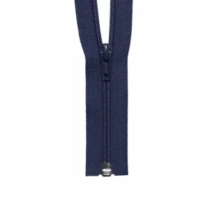 YKK #5 Coil 1-Way Open End Zippers - Navy